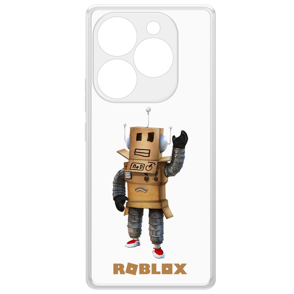 

Чехол-накладка Krutoff Clear Case Roblox-Мистер Робот для ITEL S23+, Прозрачный