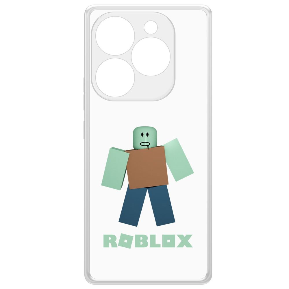 

Чехол-накладка Krutoff Clear Case Roblox-Зомби для Itel S23+, Прозрачный