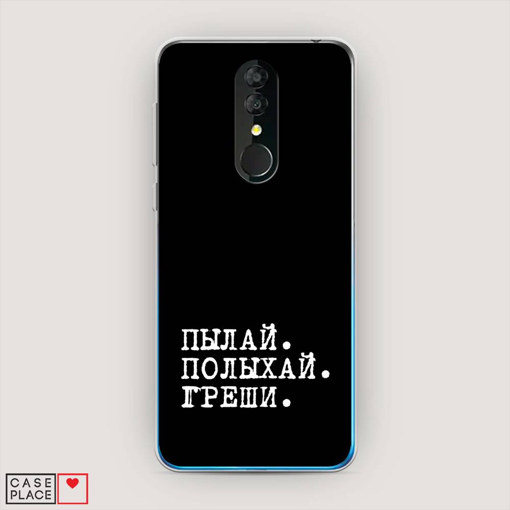

Чехол Awog на Alcatel 3 5053Y (2019) / Алкатель 3 5053Y (2019) "Пылай и греши", Разноцветный, 170550-6
