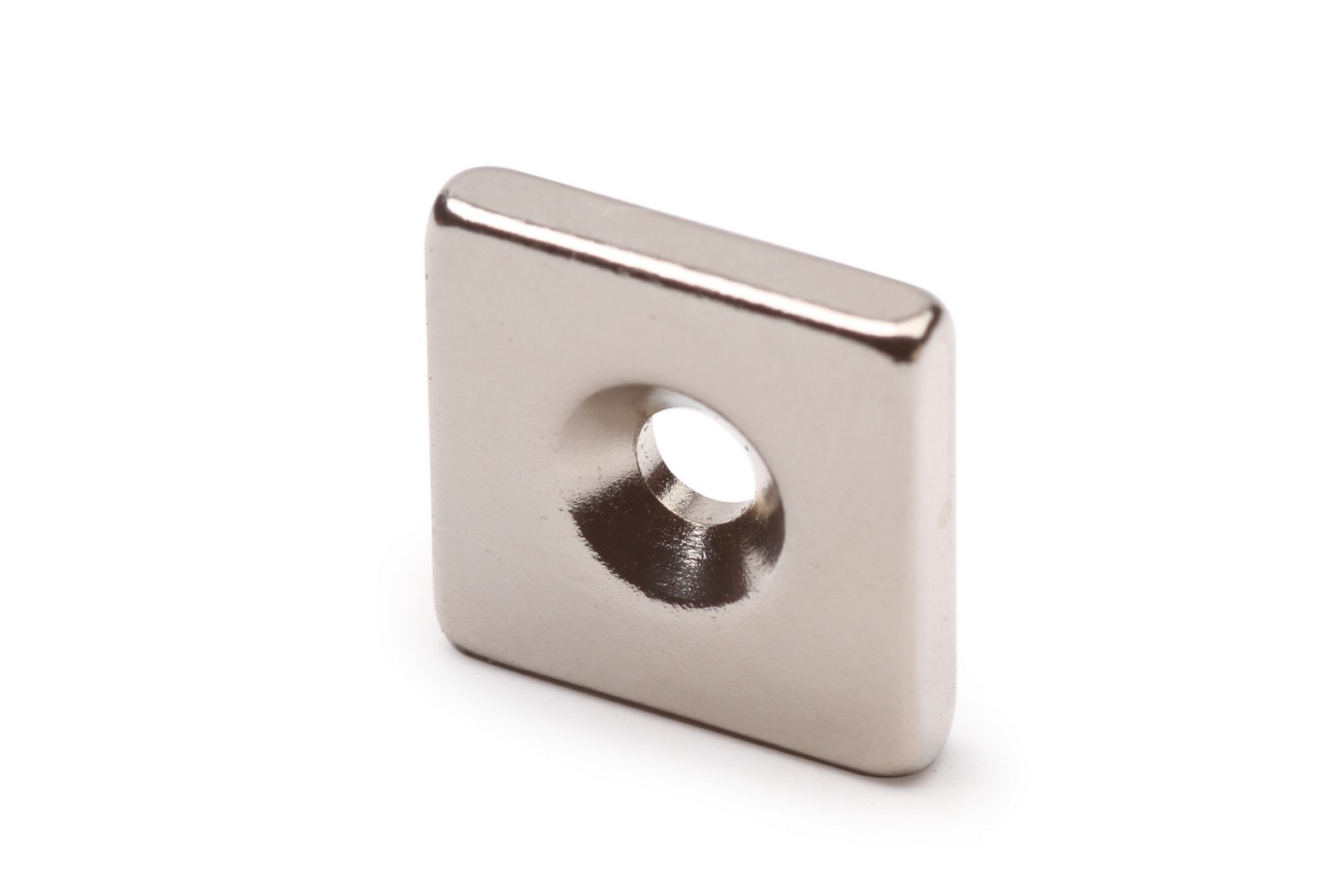 Неодимовый магнит Forceberg прямоугольник 15х15х3 мм с зенковкой 3.5/7 мм, 2шт правило алюминиевое 3 м прямоугольник