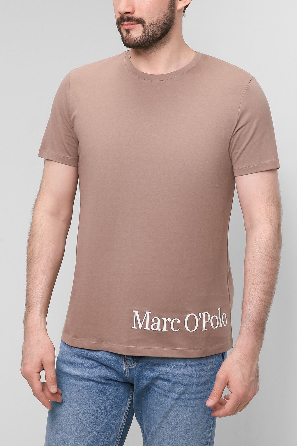 

Футболка мужская Marc O’Polo 222 2477 51150 бежевая S, 222 2477 51150