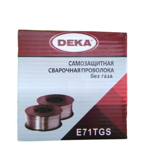 Проволока порошковая E71T-GS д.1,0мм 5кг (DEKA) порошковая проволока deka