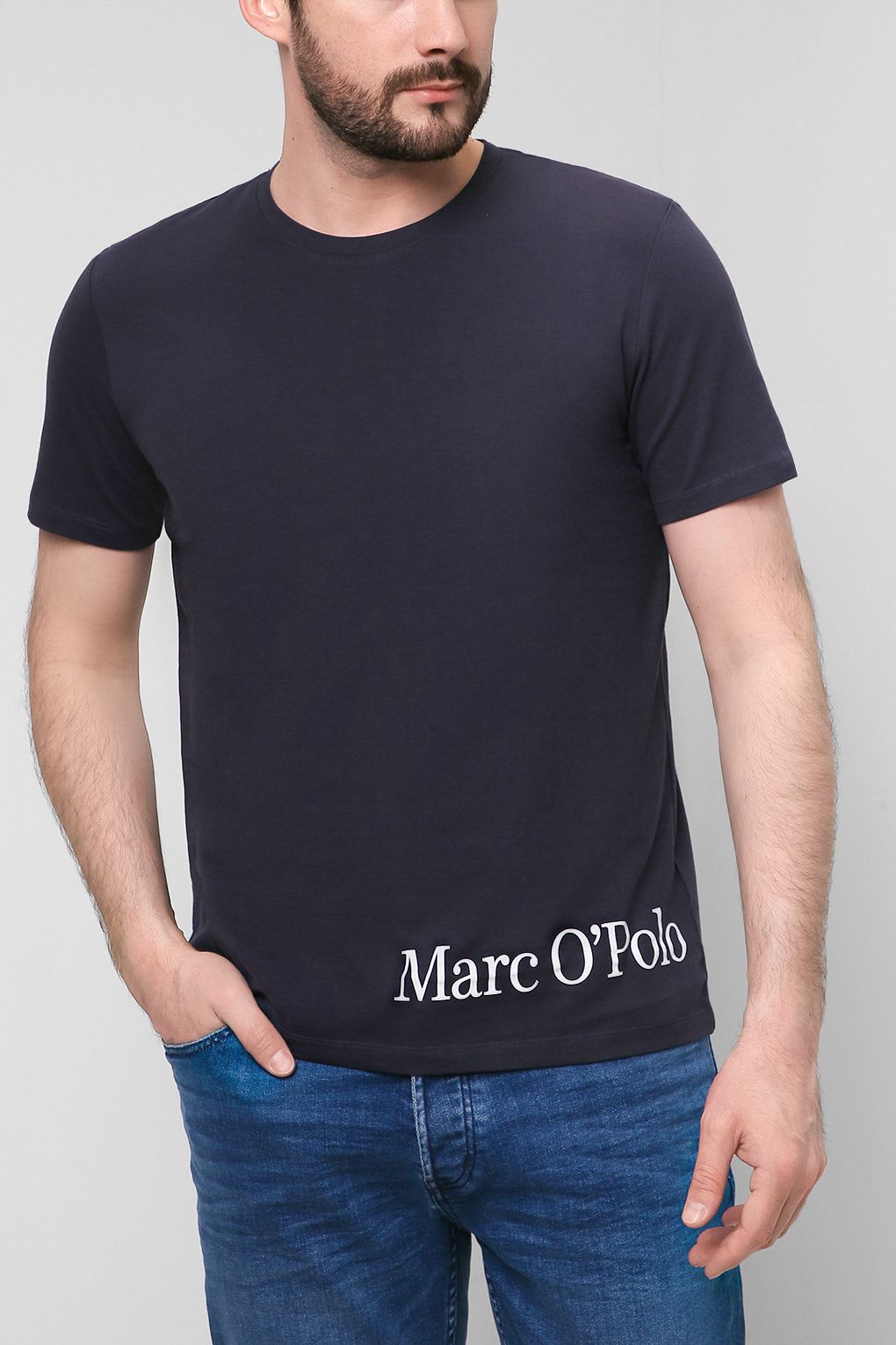 фото Футболка мужская marc o’polo 222 2477 51150 синяя 2xl