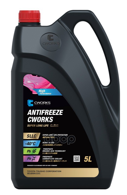 Cworks Antifreeze Super Long Life, 5L, Антифриз CWORKS арт. A410R1005