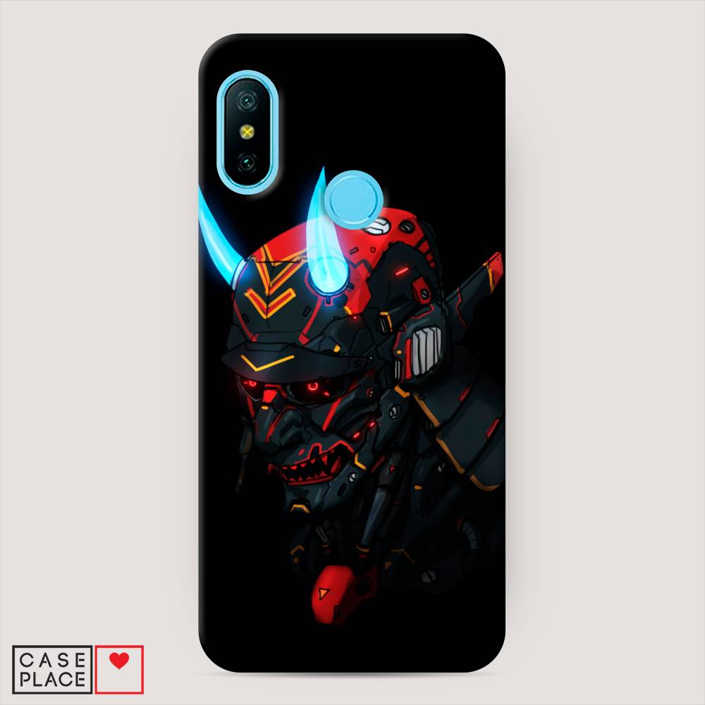 

Пластиковый чехол "Неоновый самурай" на Xiaomi Redmi 6 Pro, 34020-5