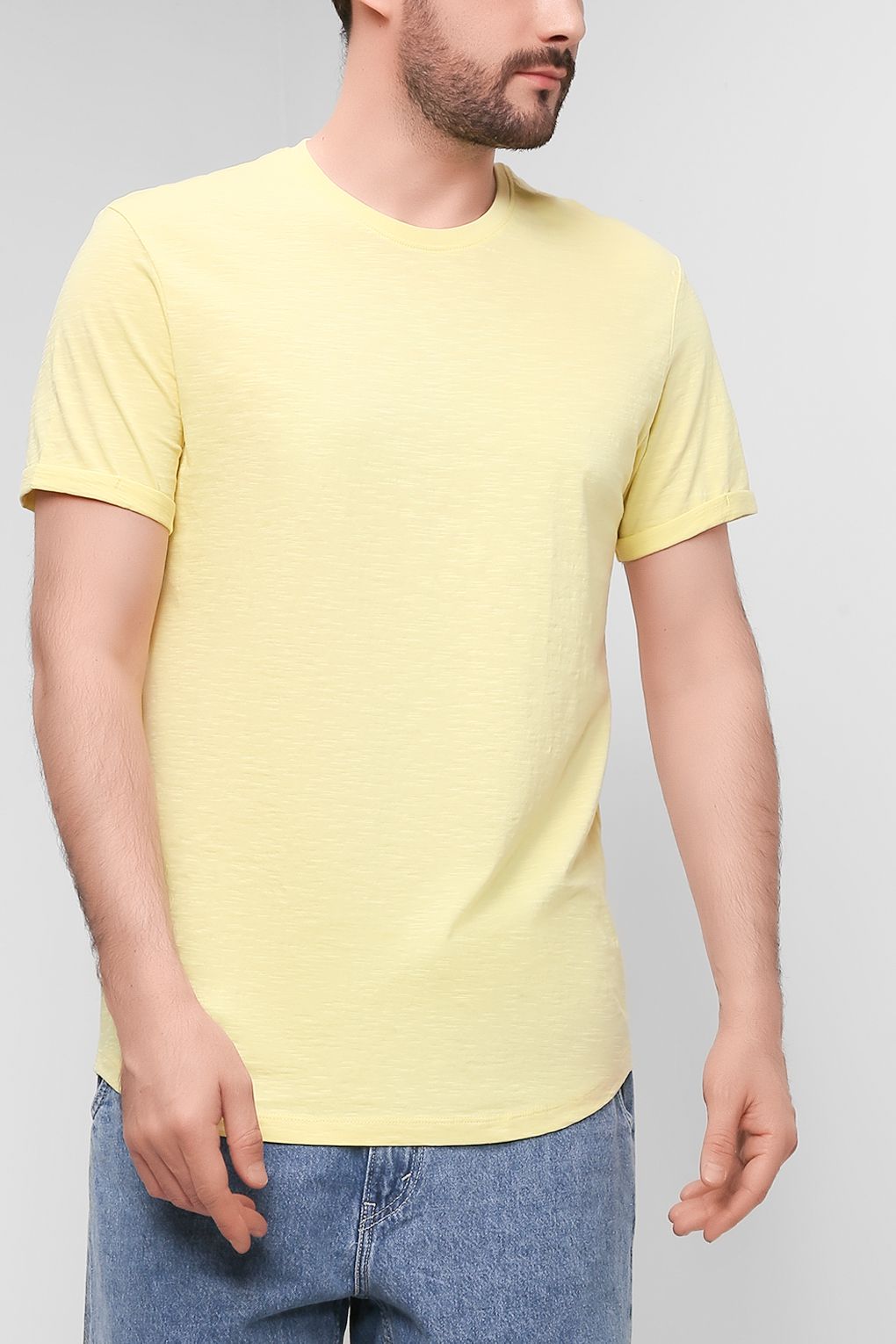 

Футболка мужская Esprit Edc 022CC2K318 желтая L, 022CC2K318