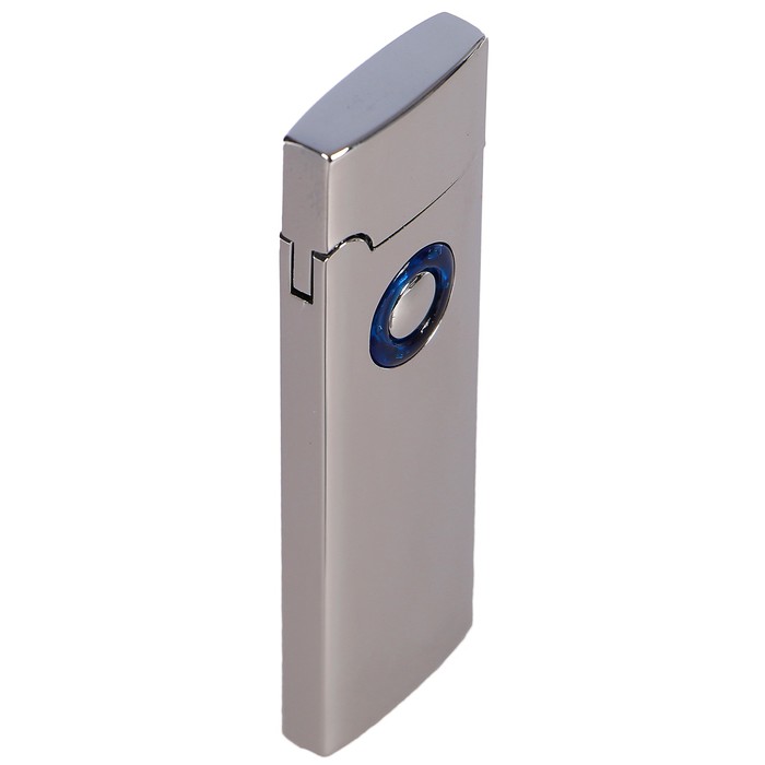 

Зажигалка электронная, USB, спираль, 2.5 х 8 см, хром, Серебристый