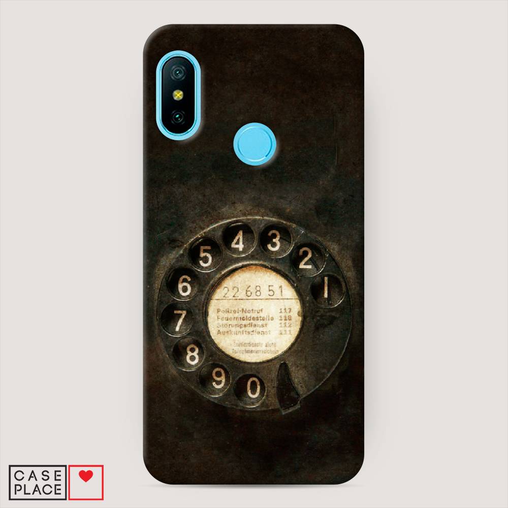 

Пластиковый чехол "Старинный телефон" на Xiaomi Redmi 6 Pro, 34020-4