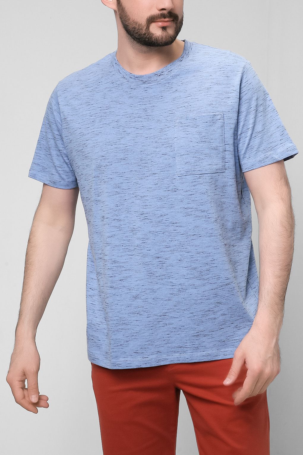 

Футболка мужская Esprit Edc 022CC2K306 голубая M, 022CC2K306