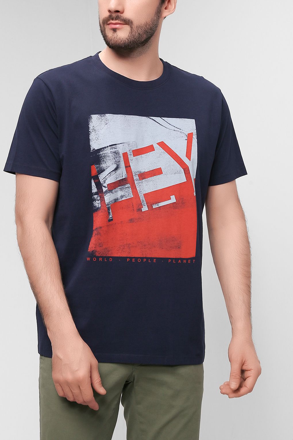 

Футболка мужская Esprit Edc 022CC2K305 синяя M, Синий, 022CC2K305