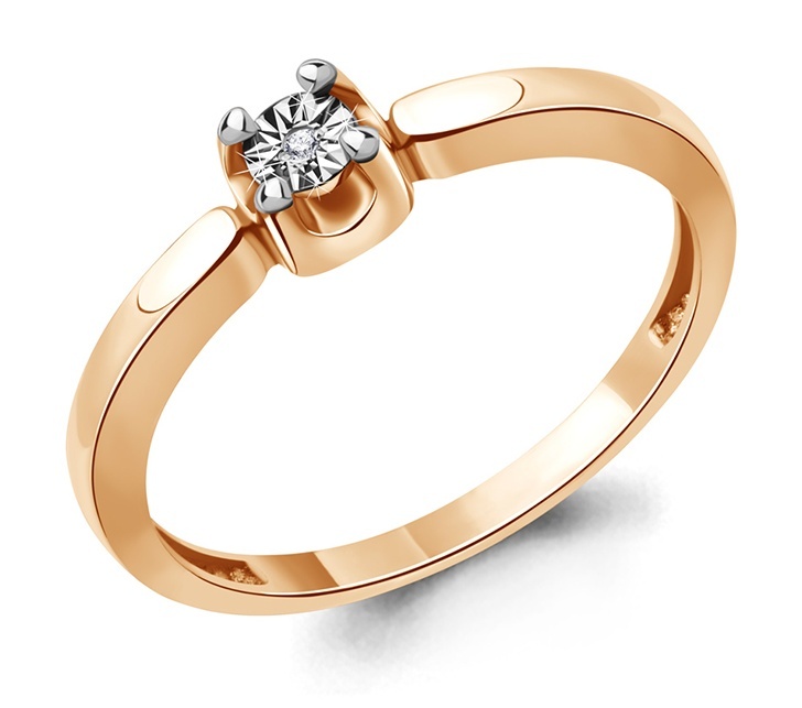

Кольцо из серебра р.  Kari Jewelry 230828, бриллиант, 230828