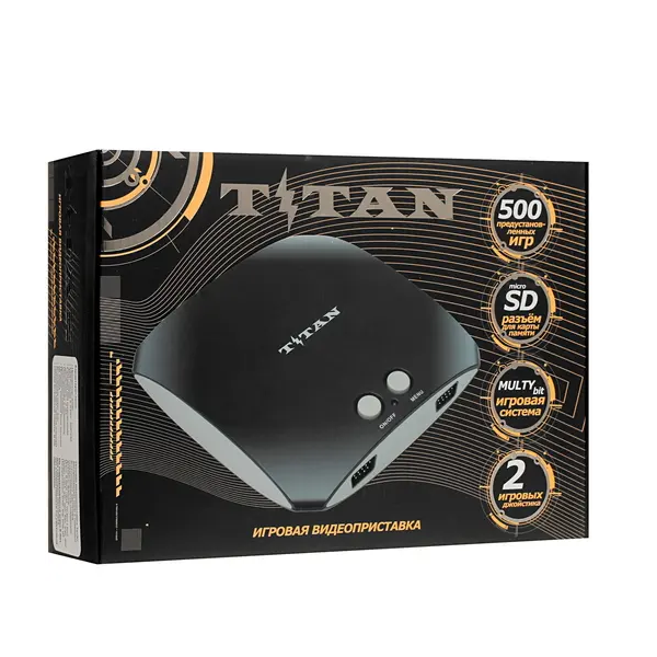 

Приставка 8/16bit Titan Magistr Titan 3, 500 игр, Черный, Magistr Titan 3