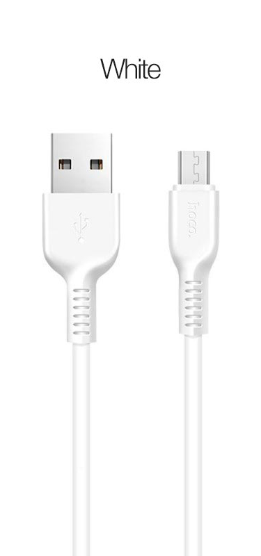 

Кабель Hoco X20 Flash USB - micro USB 3 м, белый, X20 Flash