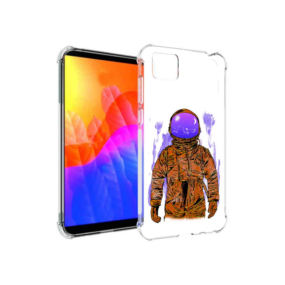 

Чехол MyPads нарисованный мужчина в скафандре для Honor 9S, Прозрачный, Tocco