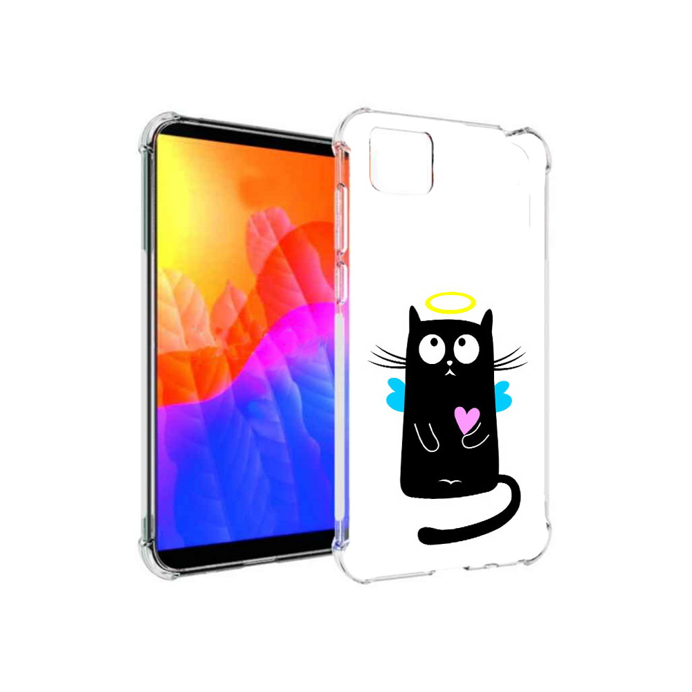 

Чехол MyPads Кот ангелок для Honor 9S (DUA-LX9), Прозрачный, Tocco