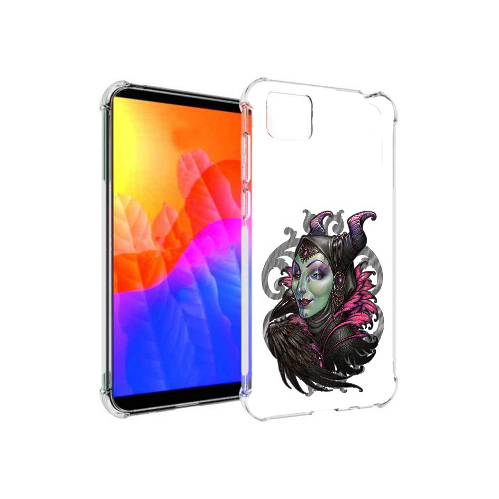 

Чехол MyPads зеленая девушка с вороном для Honor 9S, Прозрачный, Tocco