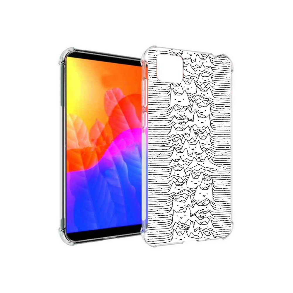 

Чехол MyPads черно белые коты 3D для Honor 9S (DUA-LX9), Прозрачный, Tocco