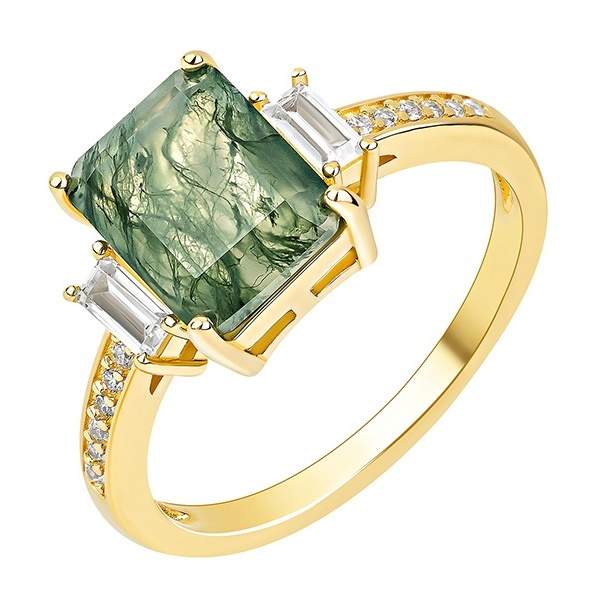 

Кольцо из серебра р. , Kari Jewelry 223037, агат/фианит, 223037