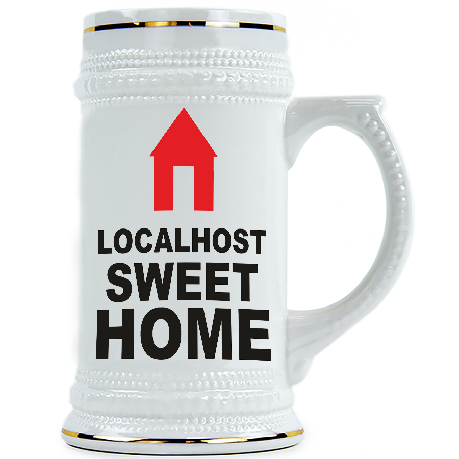 фото Пивная кружка drabs localhost sweet home , милый дом