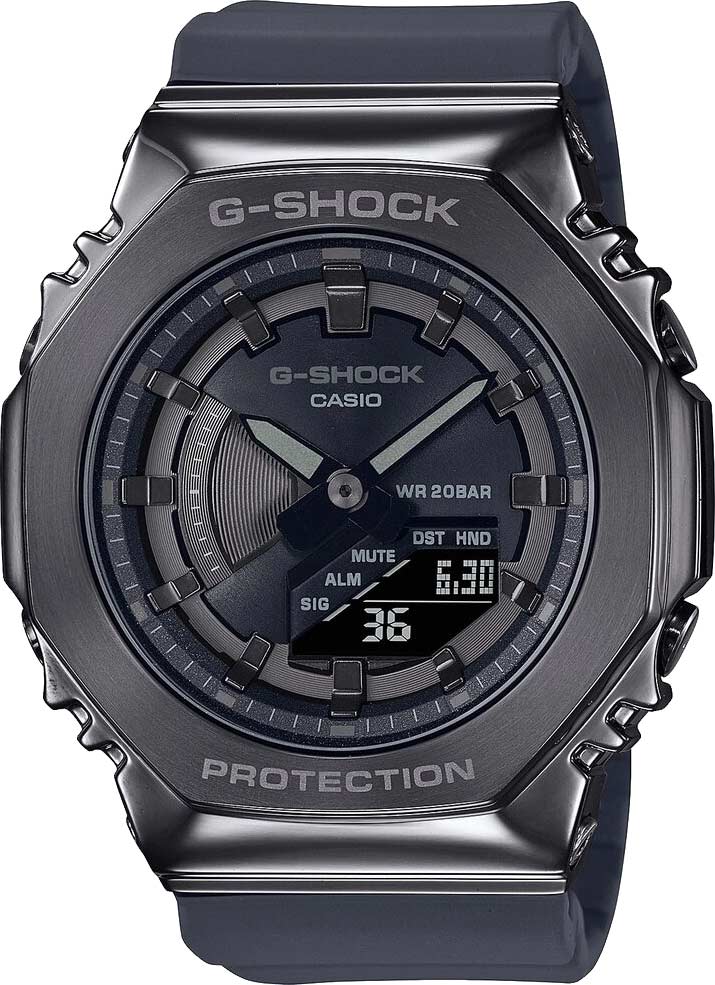 

Наручные часы мужские Casio GM-S2100B-8AER черные, GM-S2100B-8AER