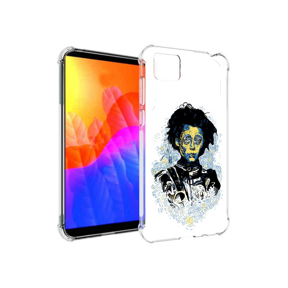 

Чехол MyPads парень черно-белый абстракция для Honor 9S, Прозрачный, Tocco