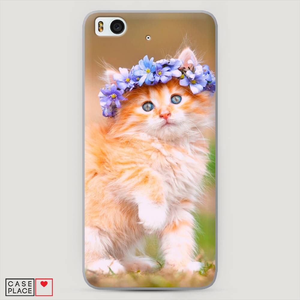 

Пластиковый чехол "Рыжий кот в венке" на Xiaomi Mi5S