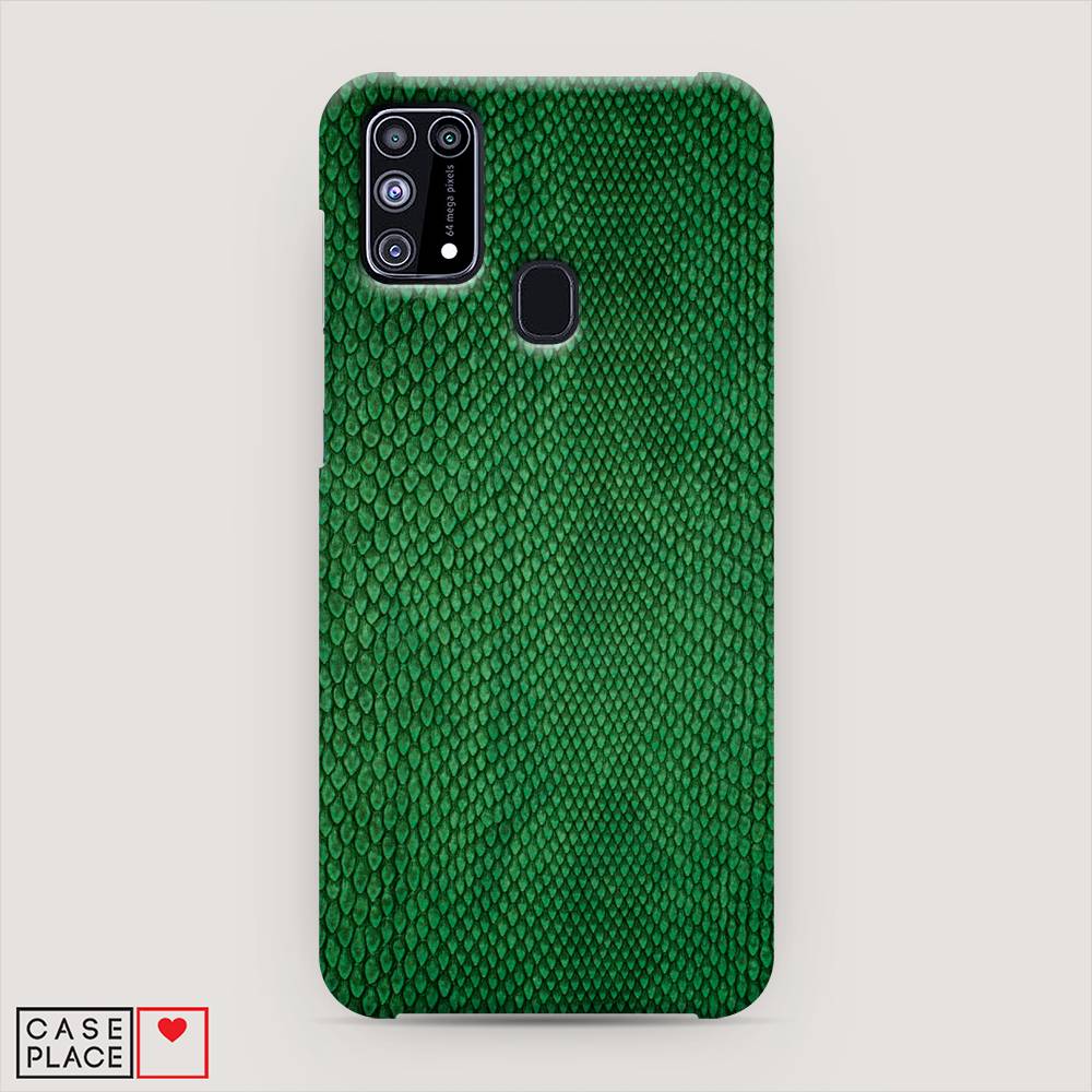 

Пластиковый чехол "Изумрудная змея" на Samsung Galaxy M31, 2100720-2