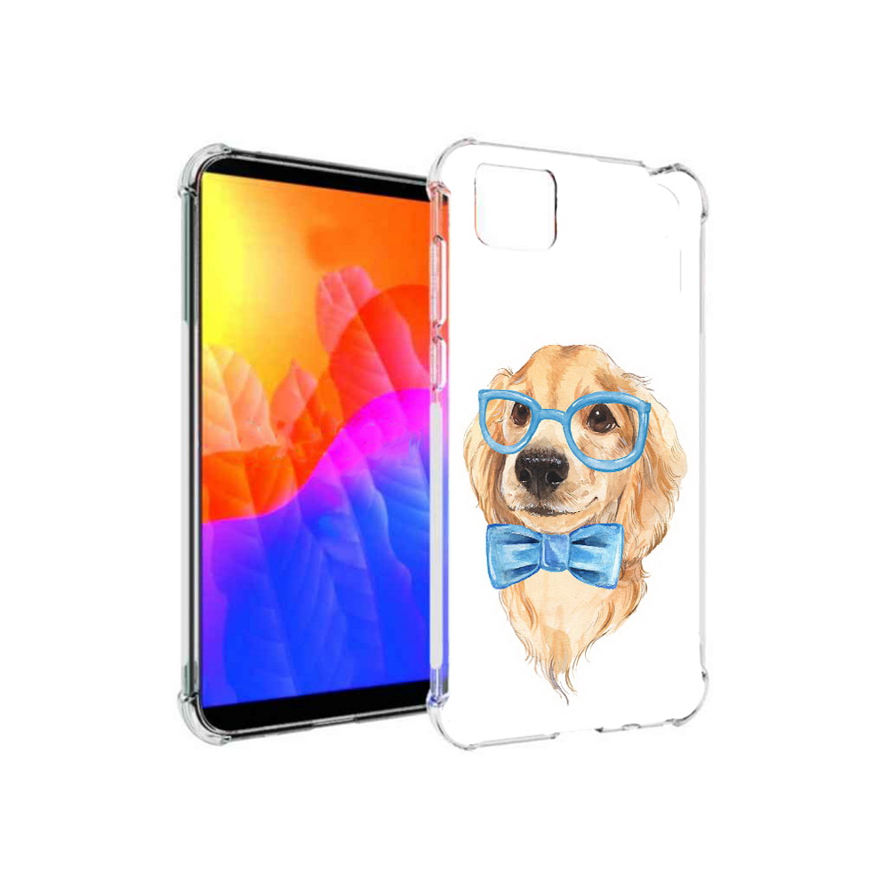 

Чехол MyPads Собака интеллигент для Honor 9S (DUA-LX9), Прозрачный, Tocco