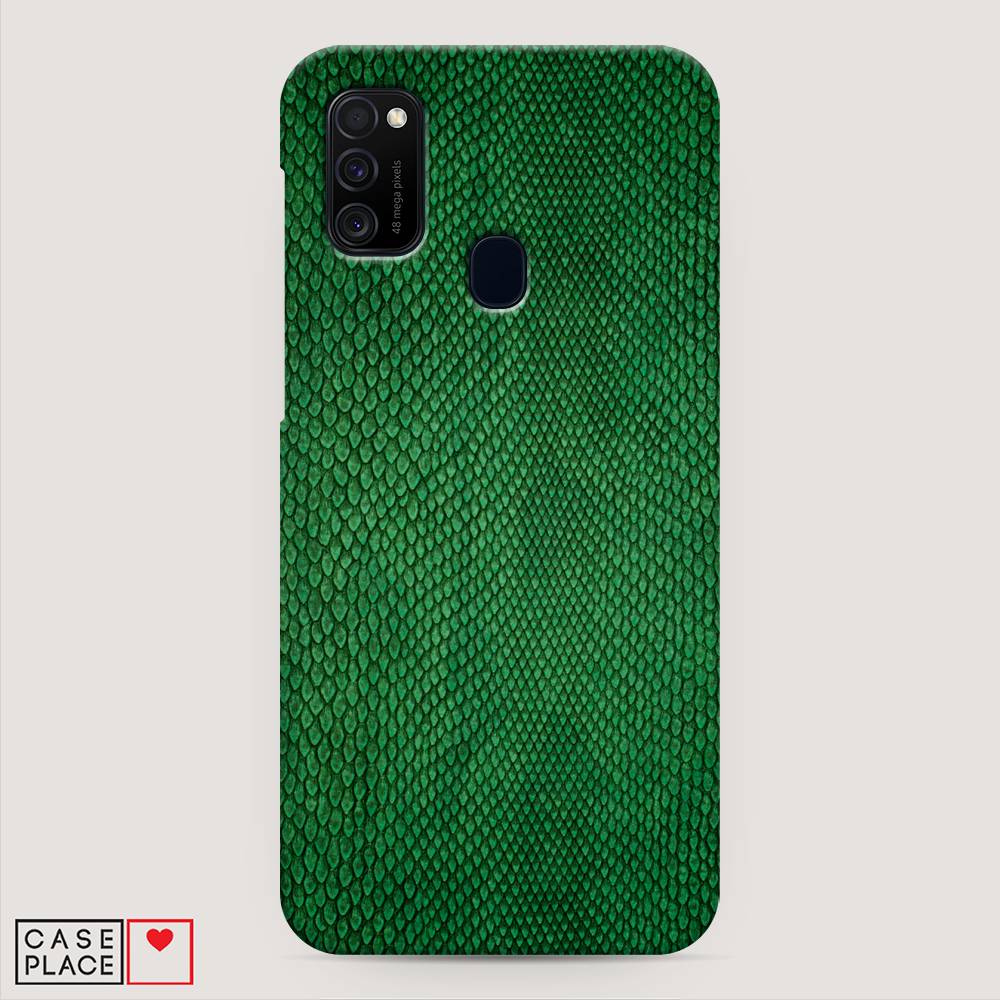 

Пластиковый чехол "Изумрудная змея" на Samsung Galaxy M30s, 29820-2