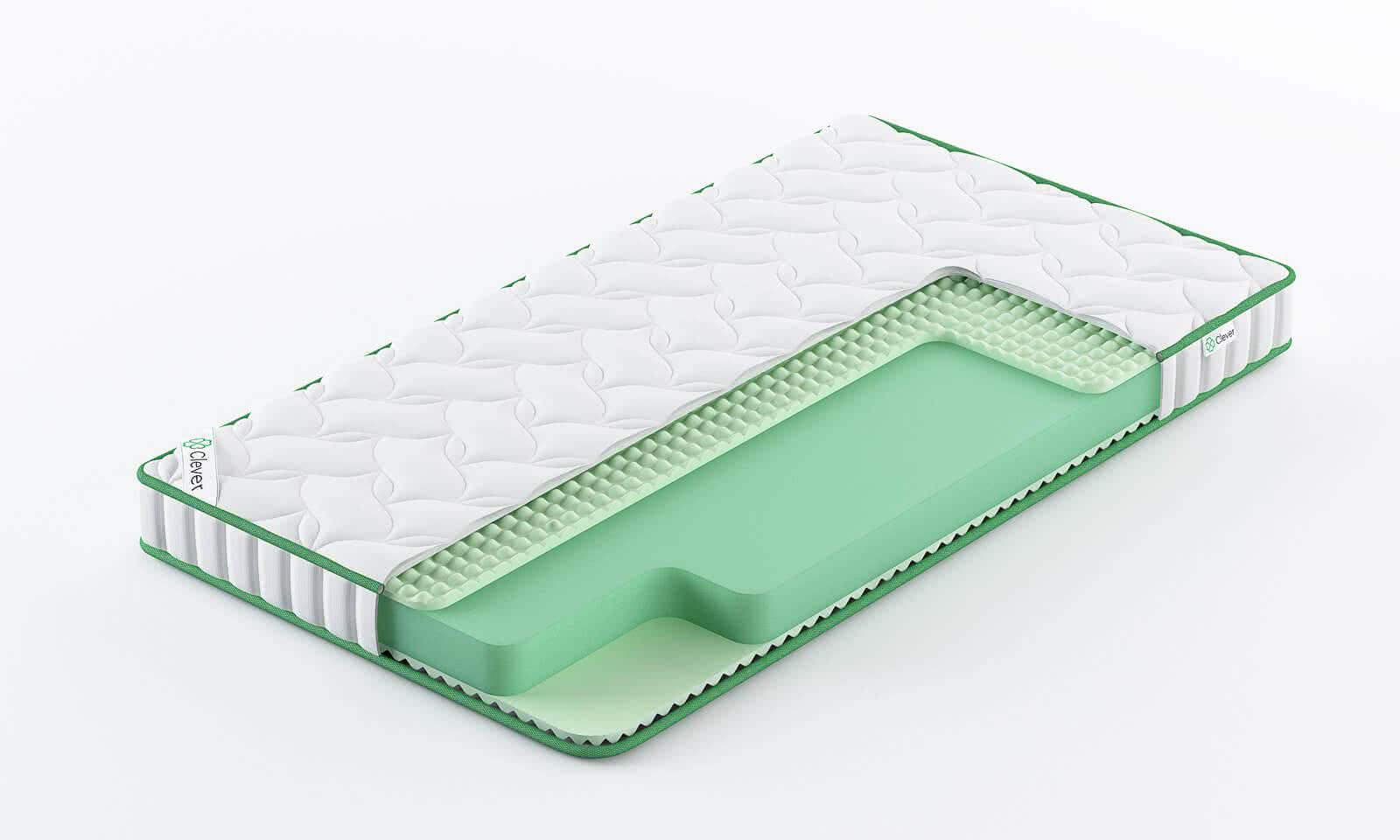 

Матрас Clever Action Slim 90x220, Белый, CLEVER ACTION SLIM