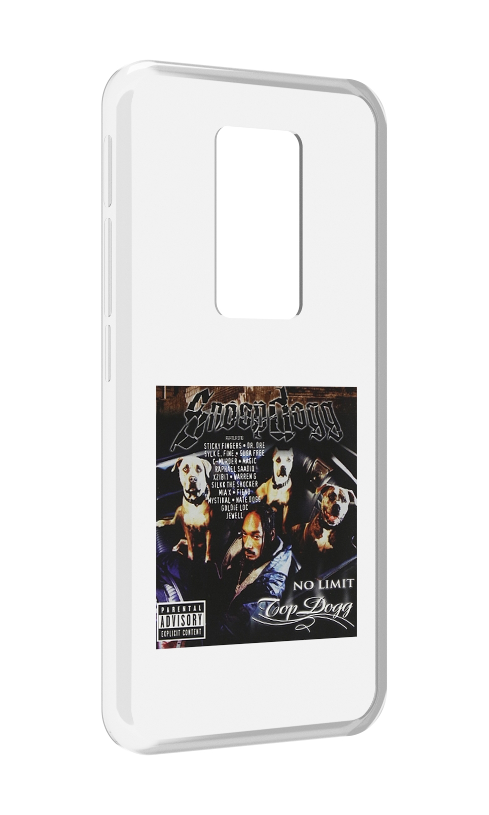 

Чехол MyPads Snoop Dogg NO LIMIT TOP DOGG для Motorola Defy 2021, Прозрачный, Tocco