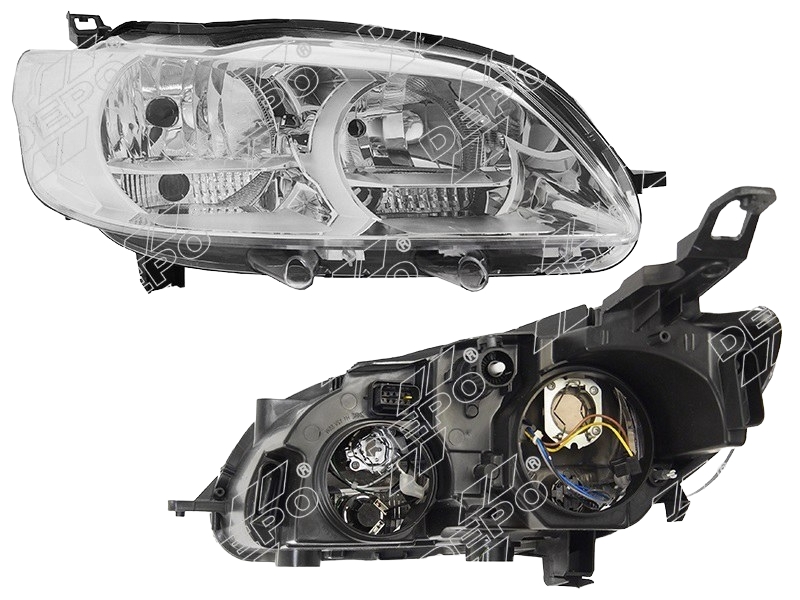 

Фара Прав Peugeot: 301 - 12- (Без Drl) Depo арт. 5501158RLDEM