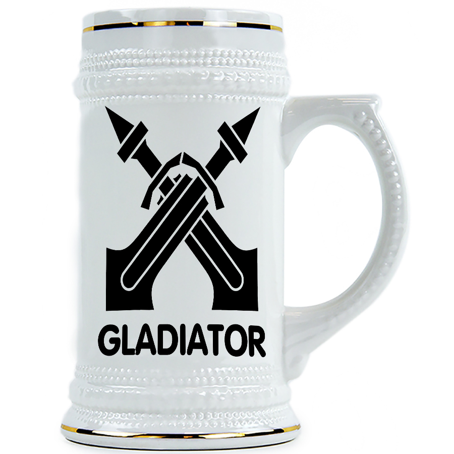 фото Пивная кружка drabs gladiator , гладиатор