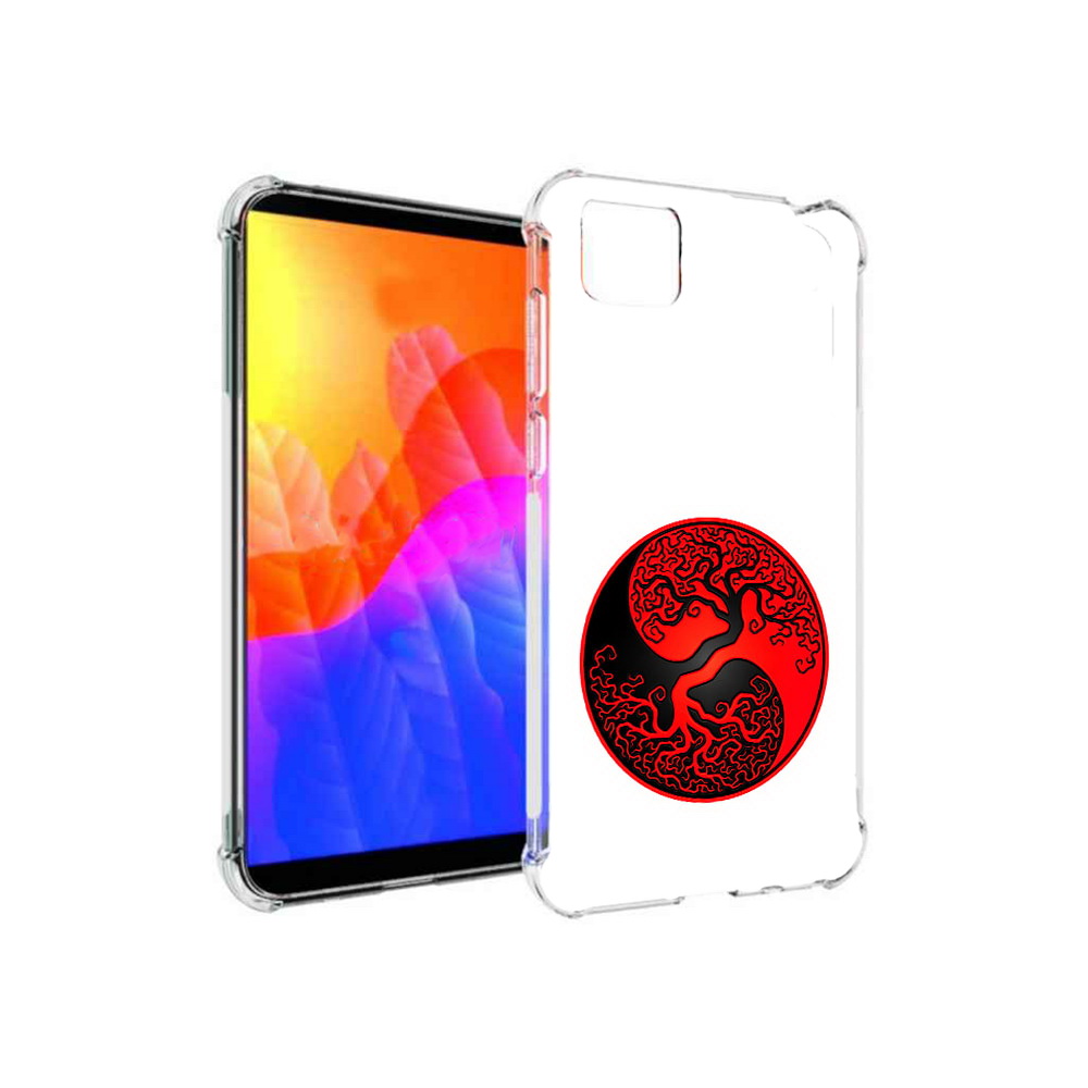 

Чехол MyPads инь янь дерево для Honor 9S (DUA-LX9), Прозрачный, Tocco