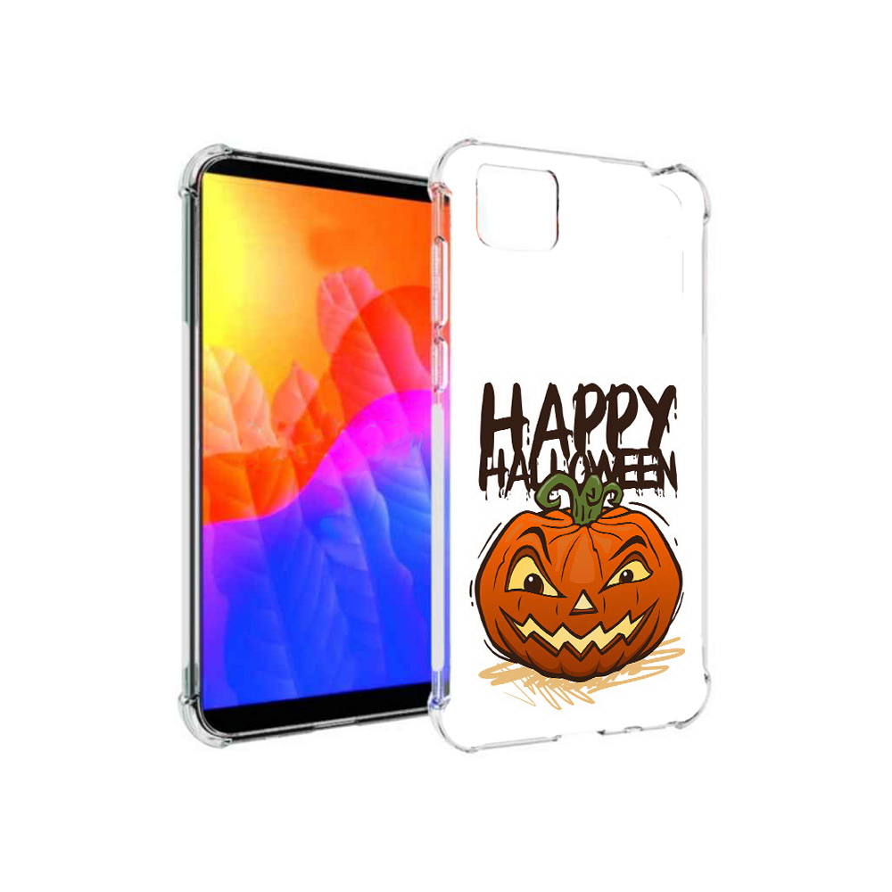 

Чехол MyPads Хэллоуин счастливый для Honor 9S (DUA-LX9), Прозрачный, Tocco