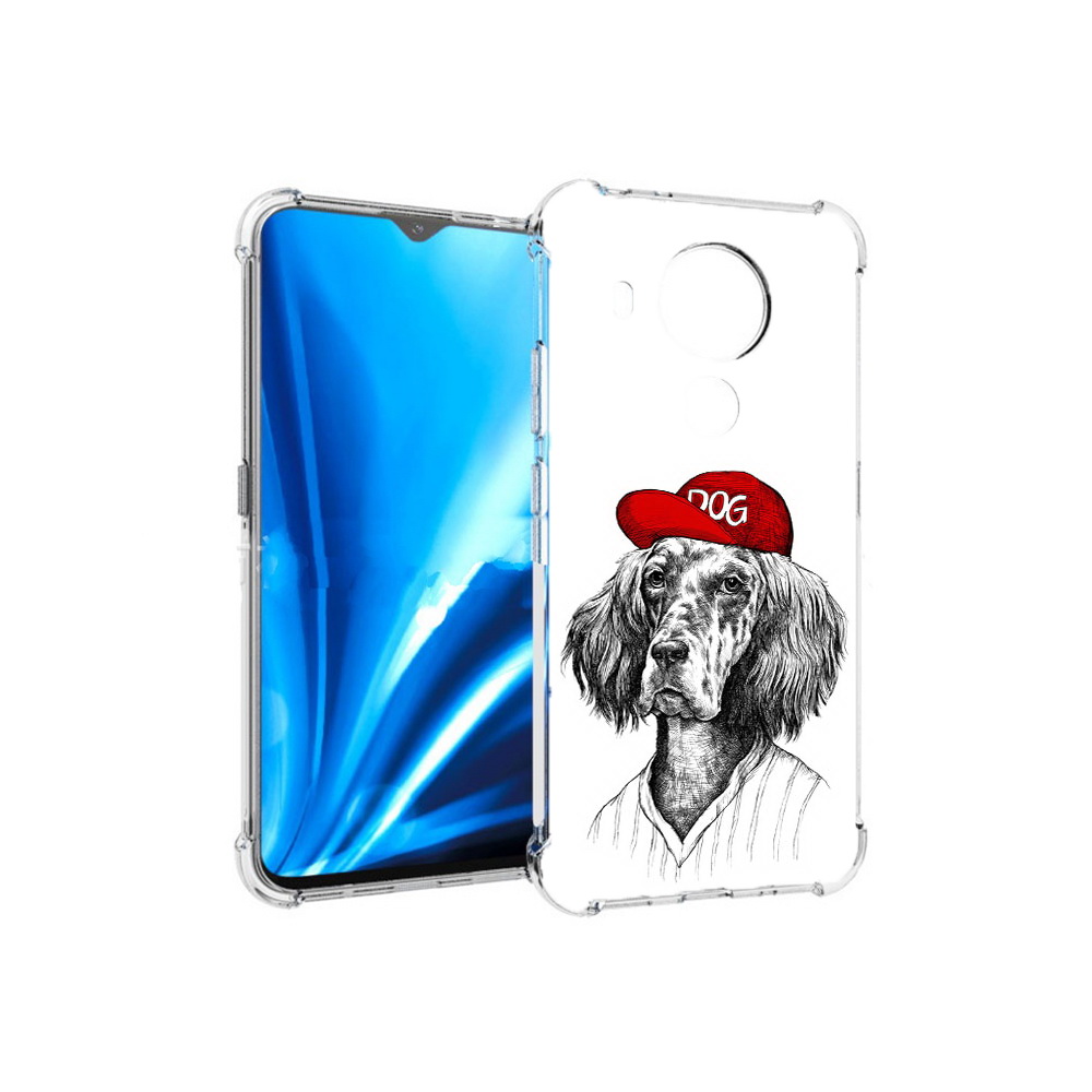 

Чехол MyPads Tocco для Nokia 5.4 дог (PT156621.100.333), Прозрачный, Tocco