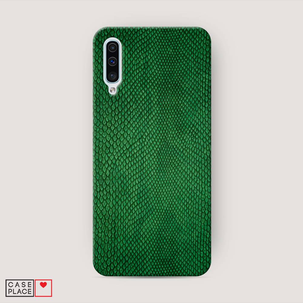

Пластиковый чехол "Изумрудная змея" на Samsung Galaxy A50, 27720-2