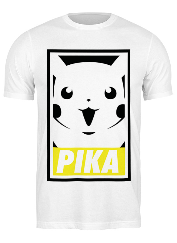 

Футболка мужская Printio Пикачу (покемон) белая 3XL, Пикачу (покемон)