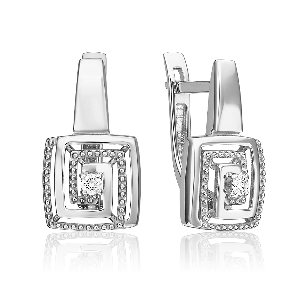 

Серьги из золота PLATINA jewelry 02-5436-00-101-1120, бриллиант, 02-5436-00-101-1120