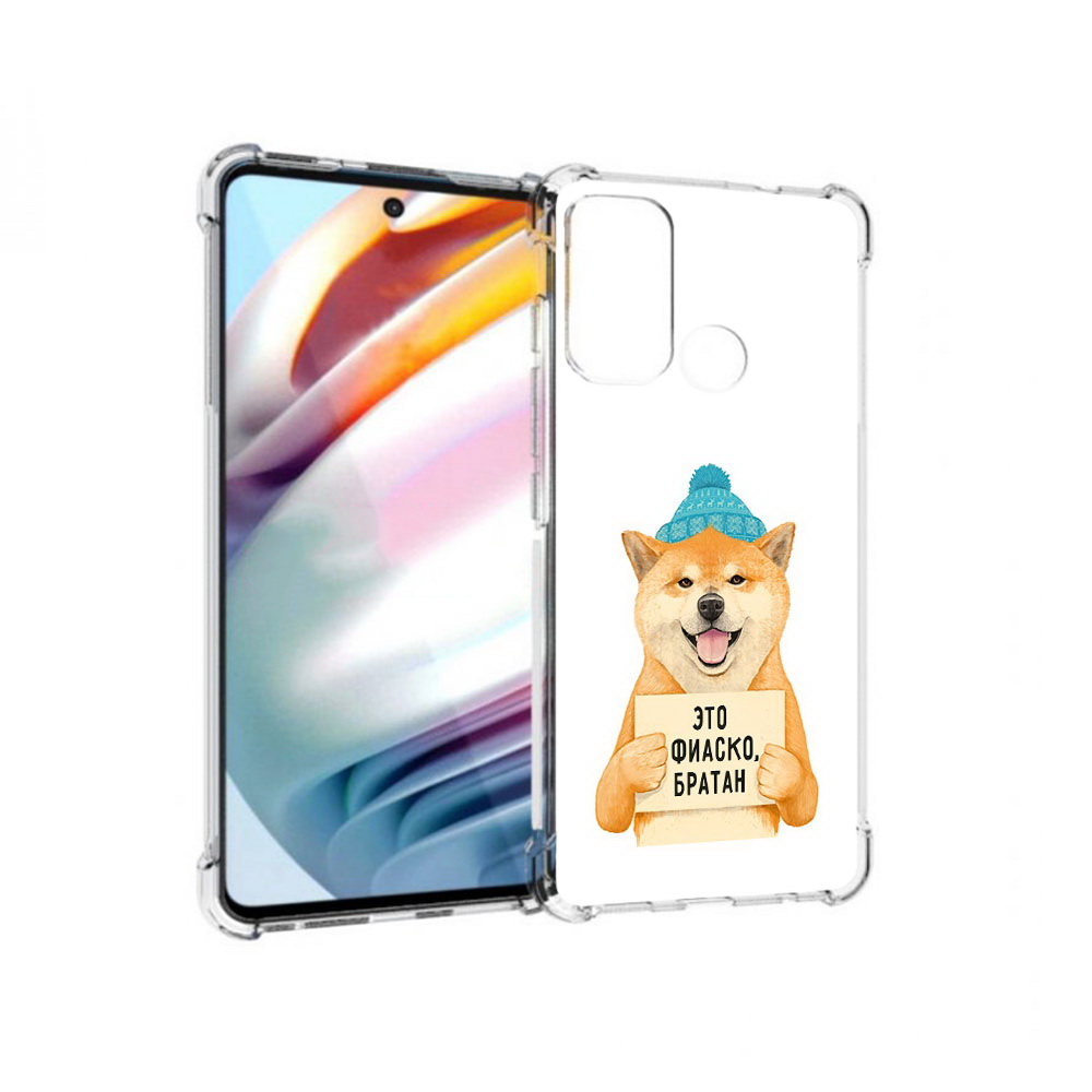 

Чехол MyPads Tocco для Motorola Moto G60 фиаско (PT227068.360.656), Прозрачный, Tocco