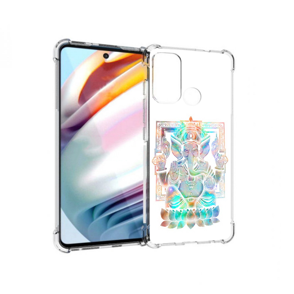 

Чехол MyPads Tocco для Motorola Moto G60 умный слон (PT227068.360.654), Прозрачный, Tocco