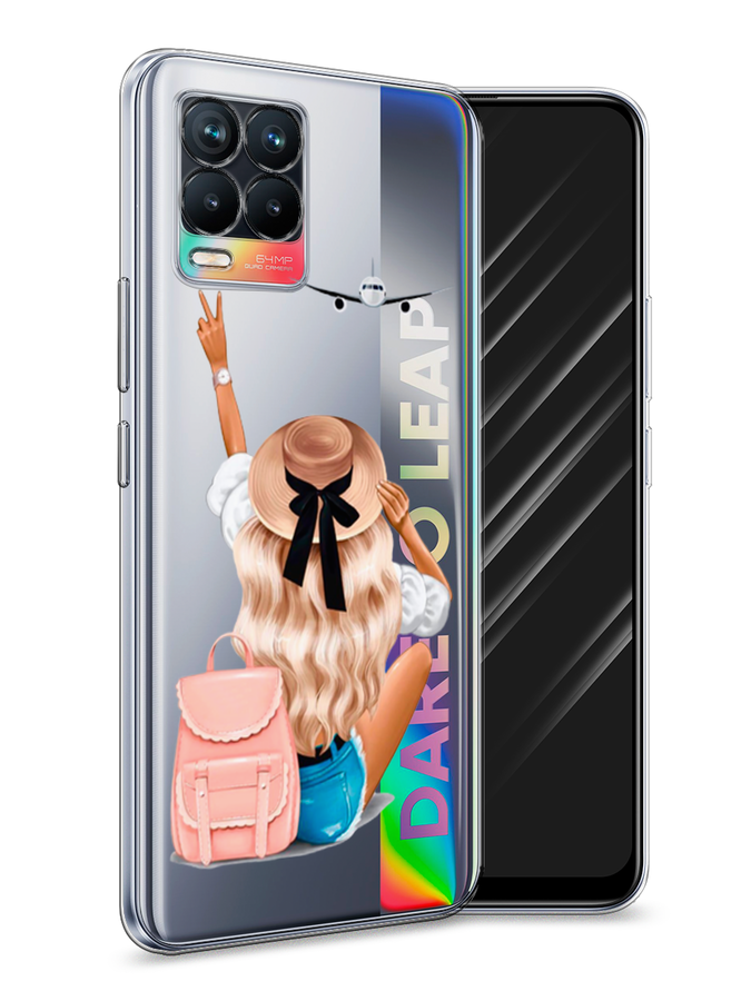 

Чехол Awog на Realme 8 "Автостопом самолетом", Разноцветный, 255450-7