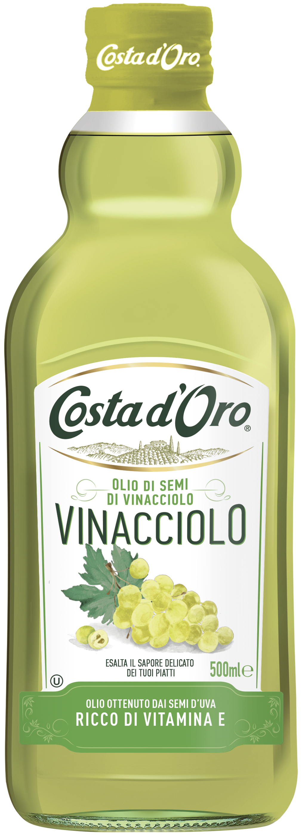 Масло виноградное рафинированное Costa d'Oro 500 мл