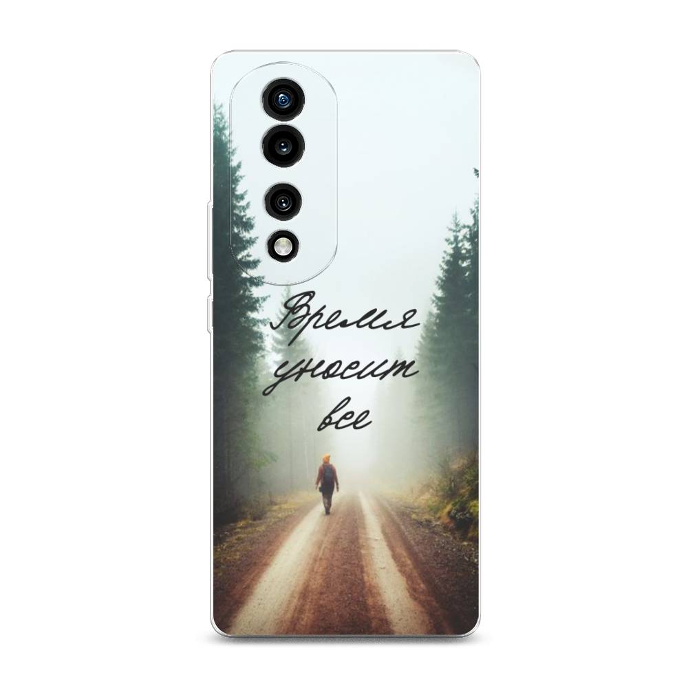 

Силиконовый чехол "Время уносит все" на Honor 70 Pro, 6108350-6