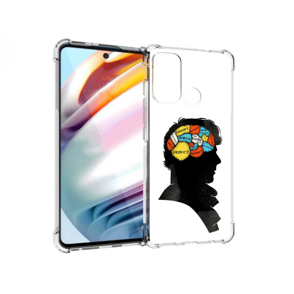 

Чехол MyPads Tocco для Motorola Moto G60 темный рисунок (PT227068.360.640), Прозрачный, Tocco