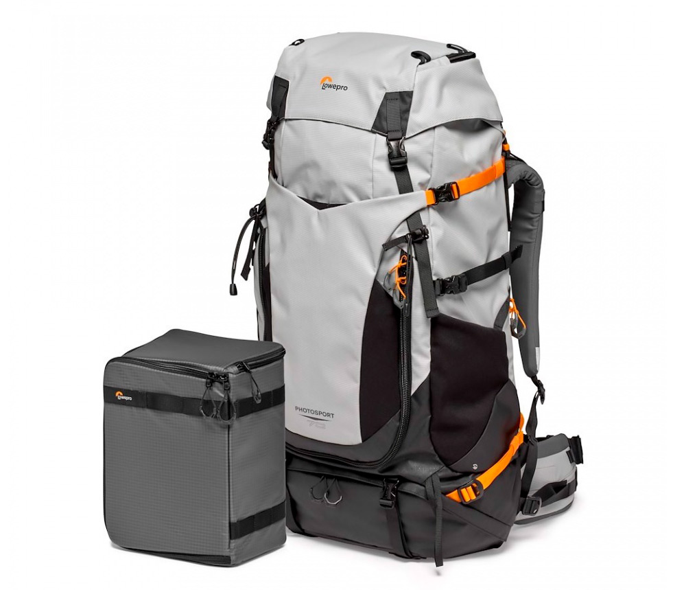 Комплект рюкзак и сумка для видеокамерыфотоаппарата Lowepro PhotoSport PRO AW III серый 73050₽