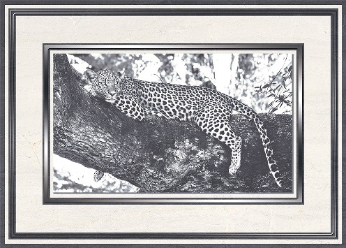 фото Декор керамический axima танзания d3 036100 25 х 35 см серый леопард