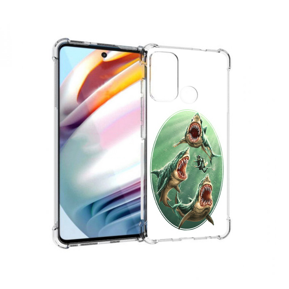 

Чехол MyPads Tocco для Motorola Moto G60 синяя бездна (PT227068.360.600), Прозрачный, Tocco