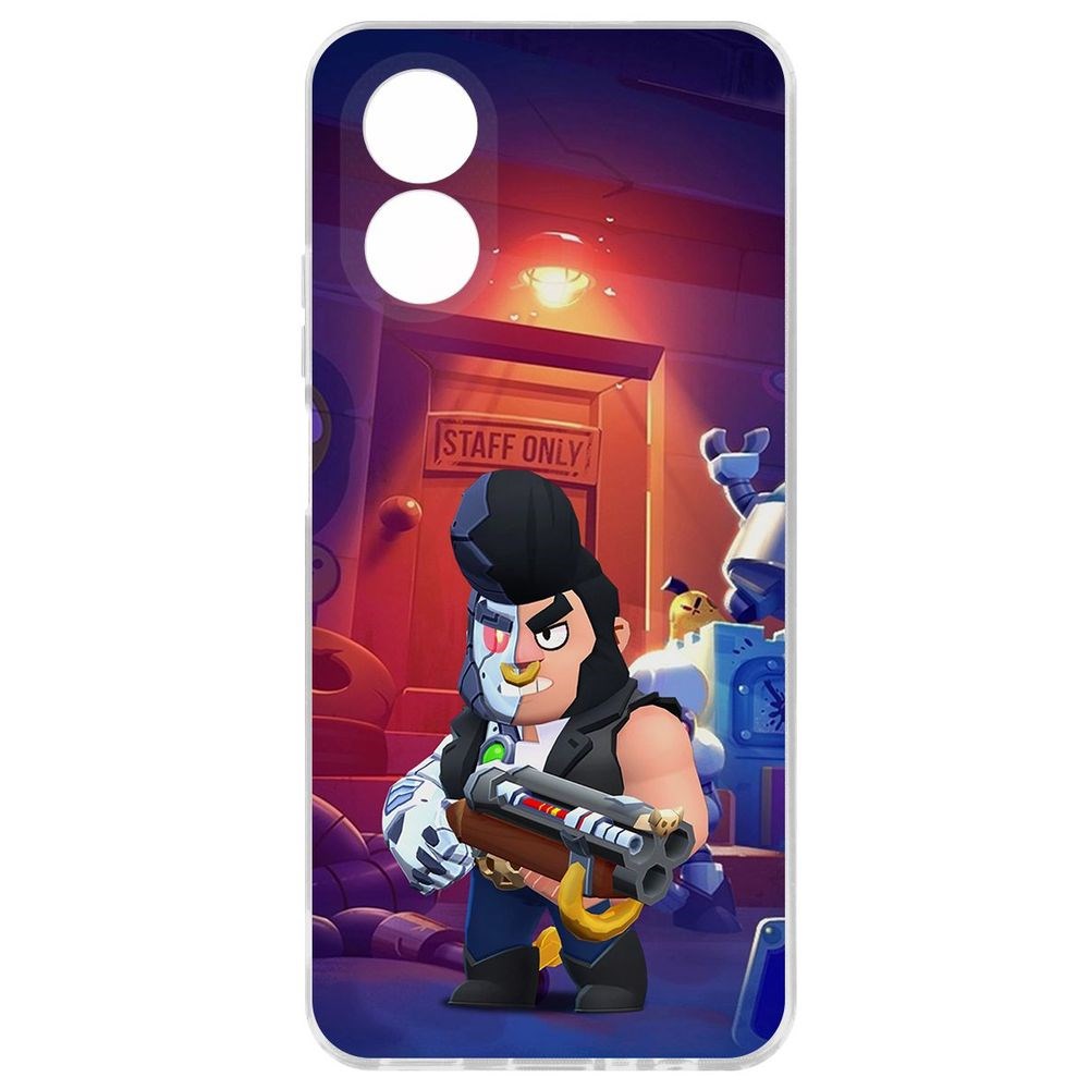 

Чехол-накладка Krutoff Clear Case Brawl Stars-Б-800 для Oppo A38 4G, Прозрачный