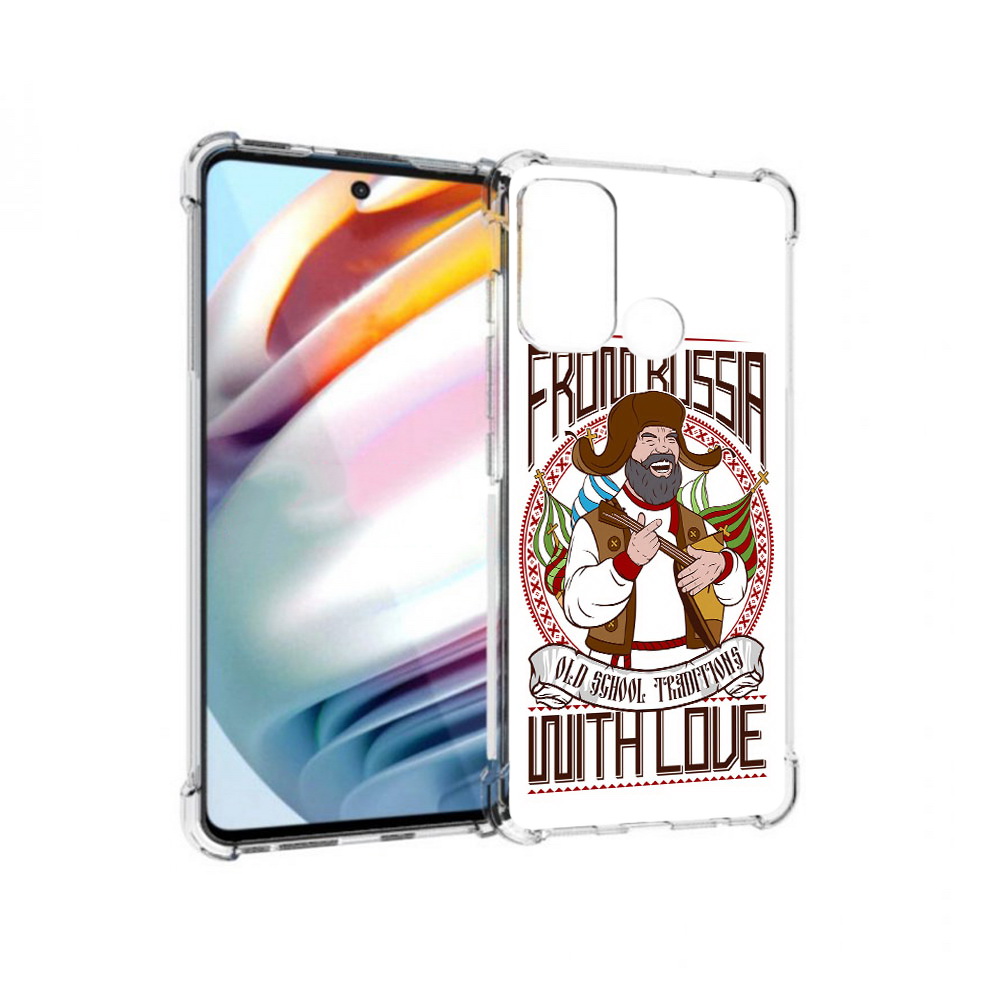 

Чехол MyPads Tocco для Motorola Moto G60 русский мужчина (PT227068.360.590), Прозрачный, Tocco